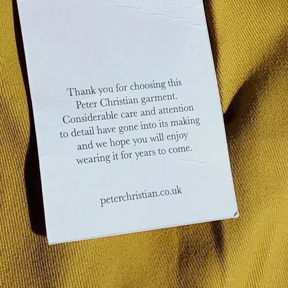 NWT Peter Christian Yellow Mustard Color Mens Shorts Size 50 - Picture 5 of 11